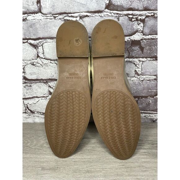 COLE HAAN Go To Collection Arden Gold Metallic Leather Oxfords Women Sz 10B US - Picture 7 of 16